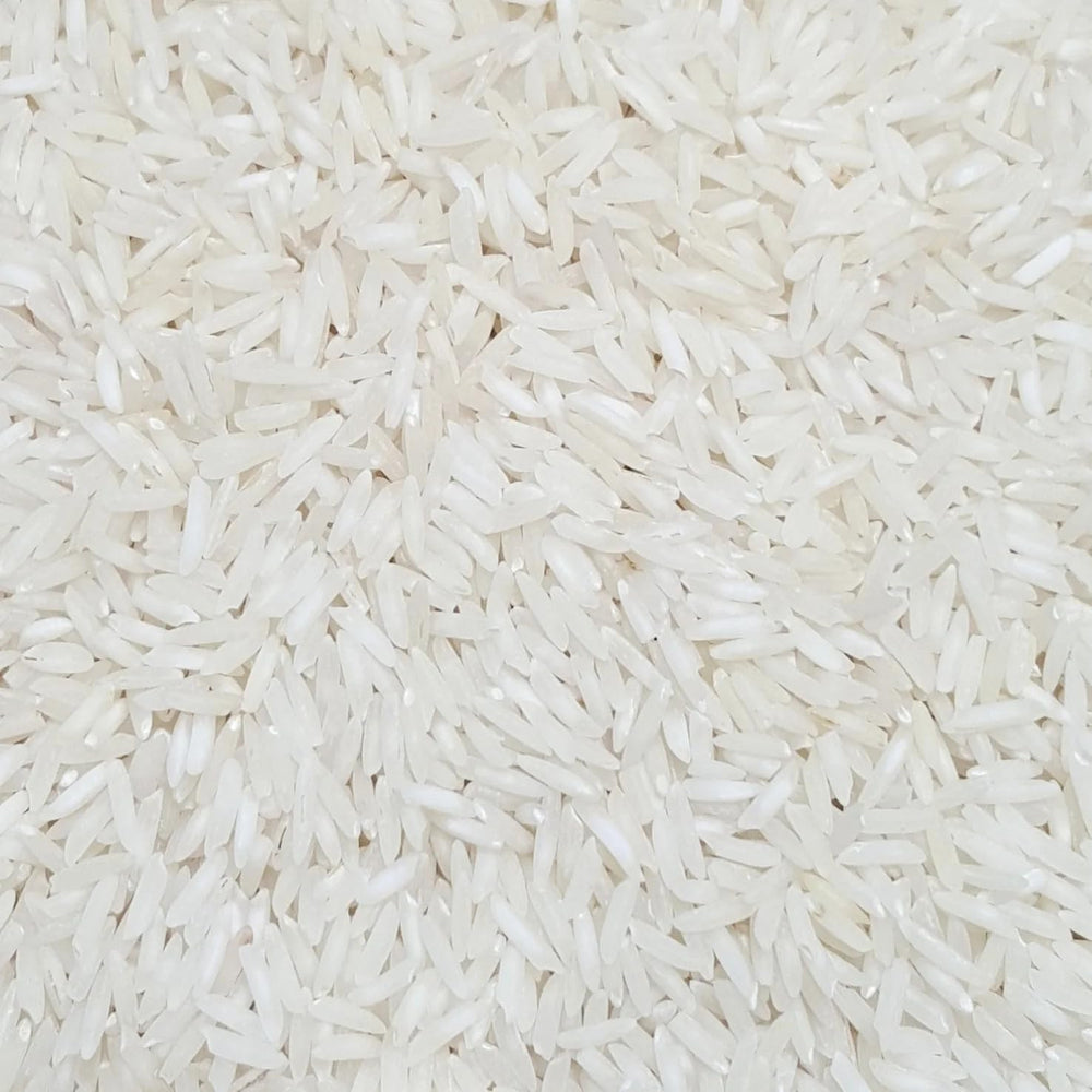 Rýže Basmati – Prémiová dlouhozrnná rýže, 1 kg balení | Přirozeně aromatické a nadýchané | Ideální pro biryani, pilaf a další pokrmy | Non-GMO, vegan | Neotevřené balení