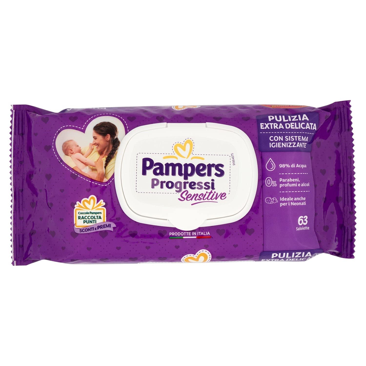 Vlhčené ubrousky PAMPERS Sensen, náhradní balení 56