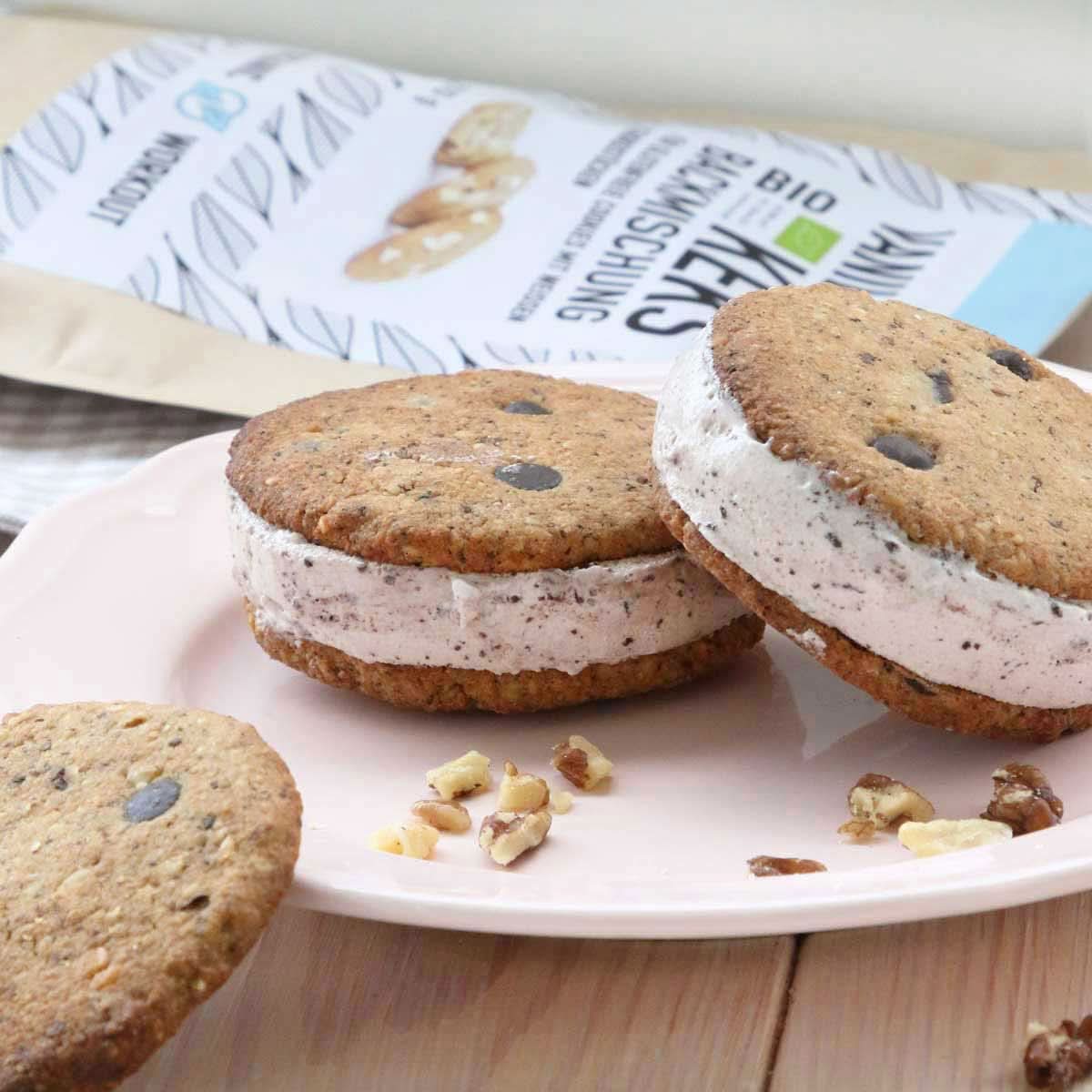 Směs na veganské čokoládové sušenky, bez přidaného cukru, s mandlovou moukou Naty Shop Kitchen