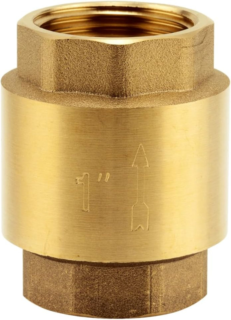 Supapă intermediară Gardena Brass: Supapă de sens unic din alamă masivă, filet de 42 mm (G 1 1/4 inch) pentru conectarea la pompe (7232-20)