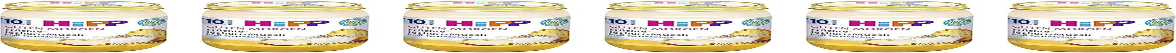 Hipp ovocné jogurtové müsli, balení 6 ks (6 x 160 g) - Bio matka a dítě Naty Shop