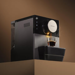 Espressor compact Cecotec Cremmaet Cube, 1350 W, sistem de presare 10 g, sistem de pre-infuzie, 19 bar, sistem thermoblock, 5 setări de măcinare, panou de control tactil