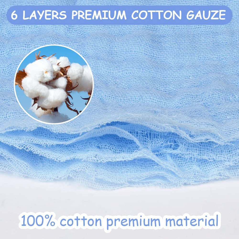 Dětské mušelínové ručníky, balení 8 ks savých ručníků z organické bavlny, 25 x 25 cm Mother and Baby Naty Shop