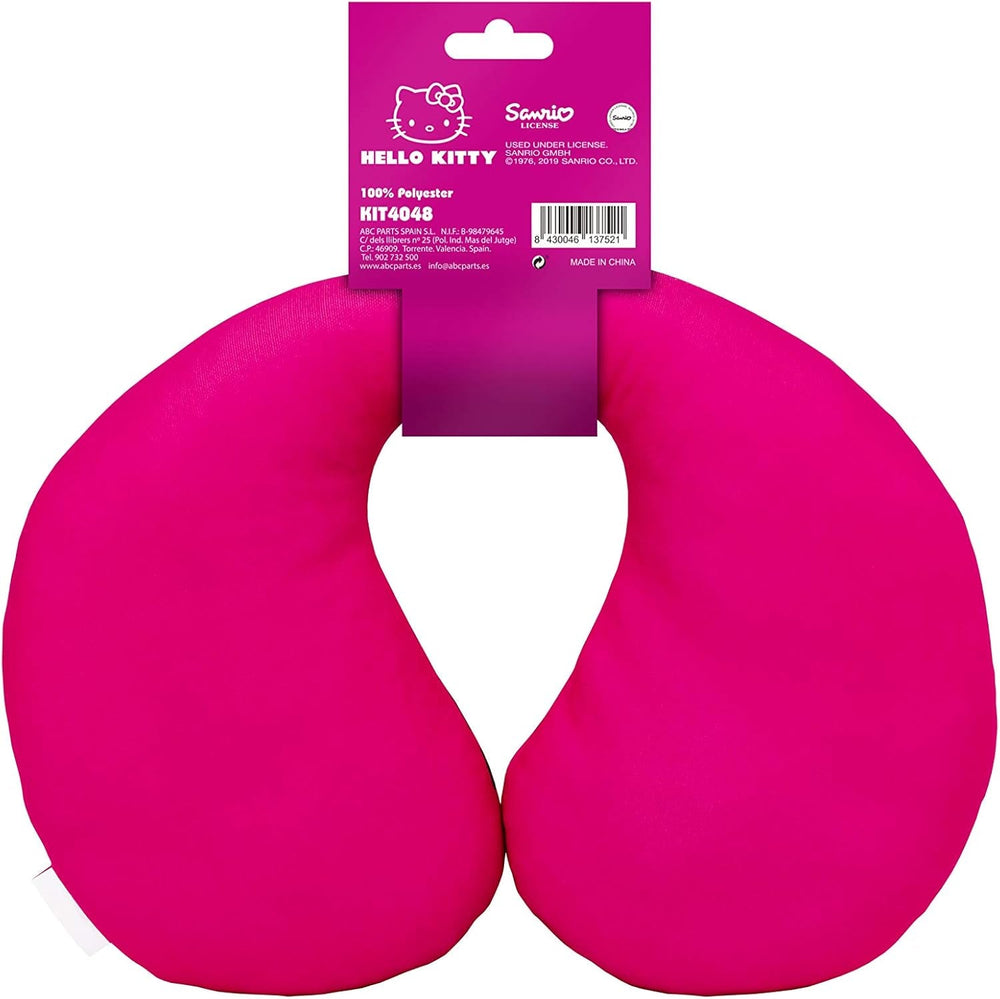 Pernă de gât HELLO KITTY Star pentru băieți și fete. Confortabilă și funcțională. Universală, 100% lavabilă. Perne calatorie Naty Shop