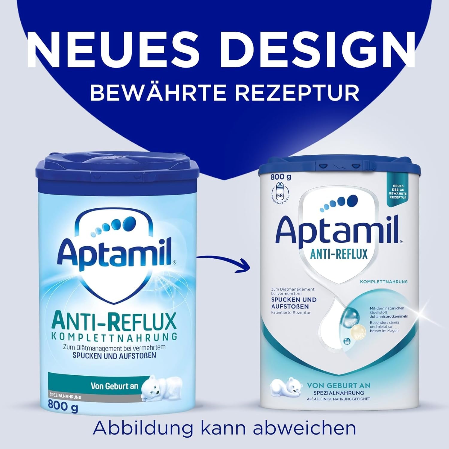 Aptamil Anti-Reflux - kompletní složení od narození Dietní opatření Zvracení a regurgitace dětská výživa sušené mléko 1 x 800 g