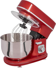 GUTFELS Küchenmaschine KM 8102 Roi | Küchenmaschine |1200 Watt | Schneebesen | Rührhaken | Knethaken | 10 Stufen | Rot | 5 L Schüssel Mama si Copilul Naty Shop