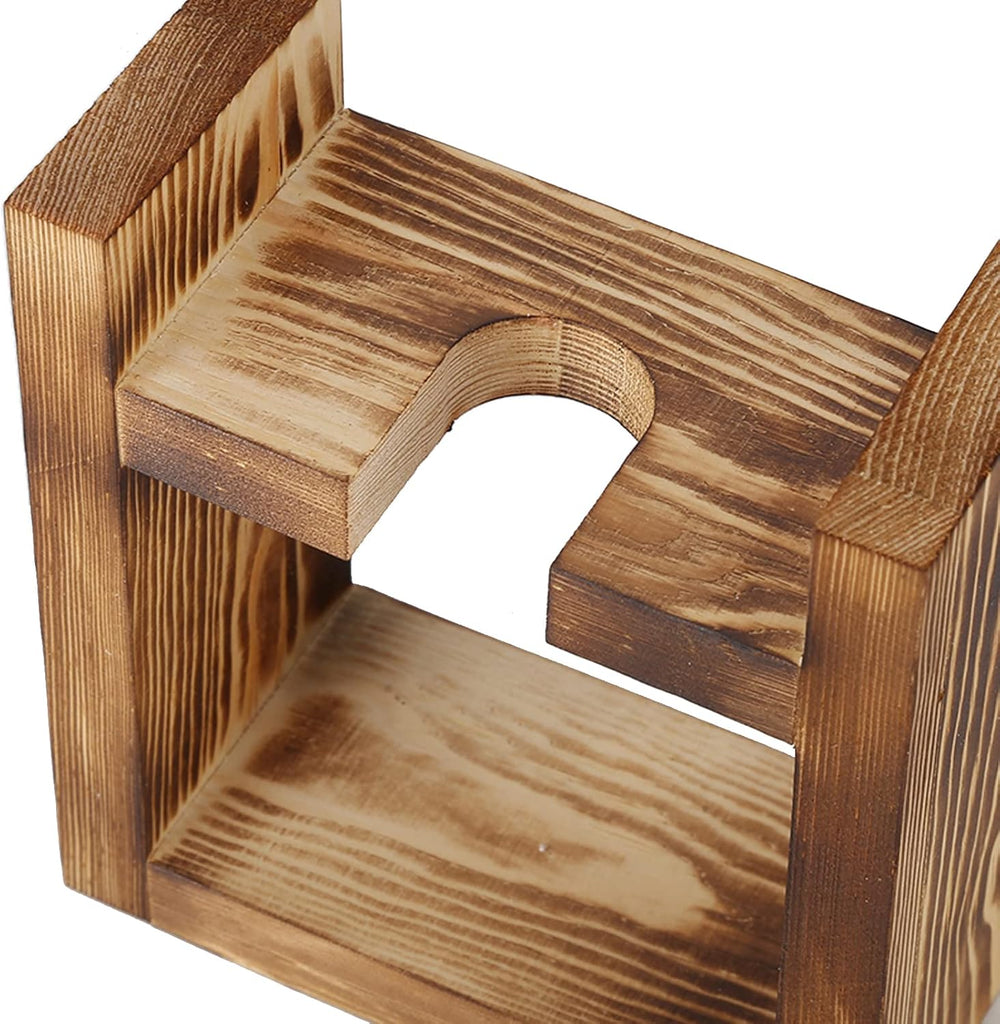 Dřevěné stojanové rostlinné terárium, stolní váza ve tvaru srdce, hydroponické rostliny z čirého skla pro domácí zahradní dekorace, hydroponické květinové dekorace pro kancelář, obývací pokoj, kuchyň (A)