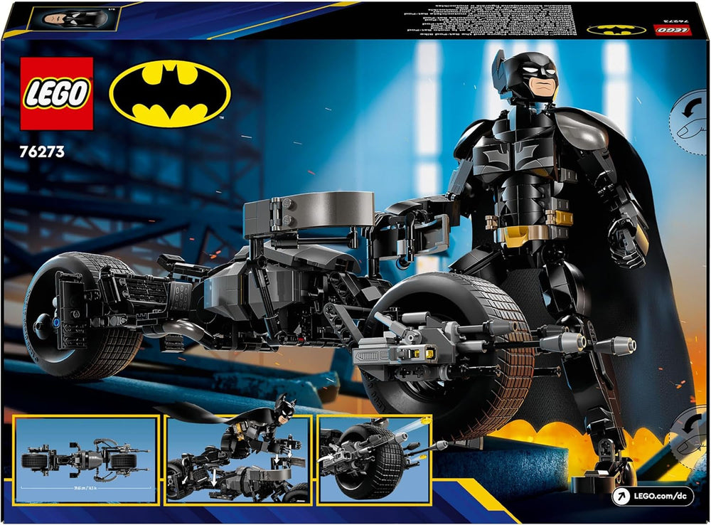 LEGO DC Batman: Stavebnice Batmana s Batpodem, filmová hračka superhrdina, dětská dobrodružná herní sada, dárek pro chlapce a dívky 76273 Stavebnice Besuche den LEGO-Store