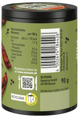 Ostmann Gewürze - Pojďme jako hovězí | Rindfleisch-Geschmack für ungewürzte Fleischersatzprodukte | Gewürzsalz für Seitan, tofu a vegetariánské a veganské Gerichte | 90 g v Metalldose recyclebar