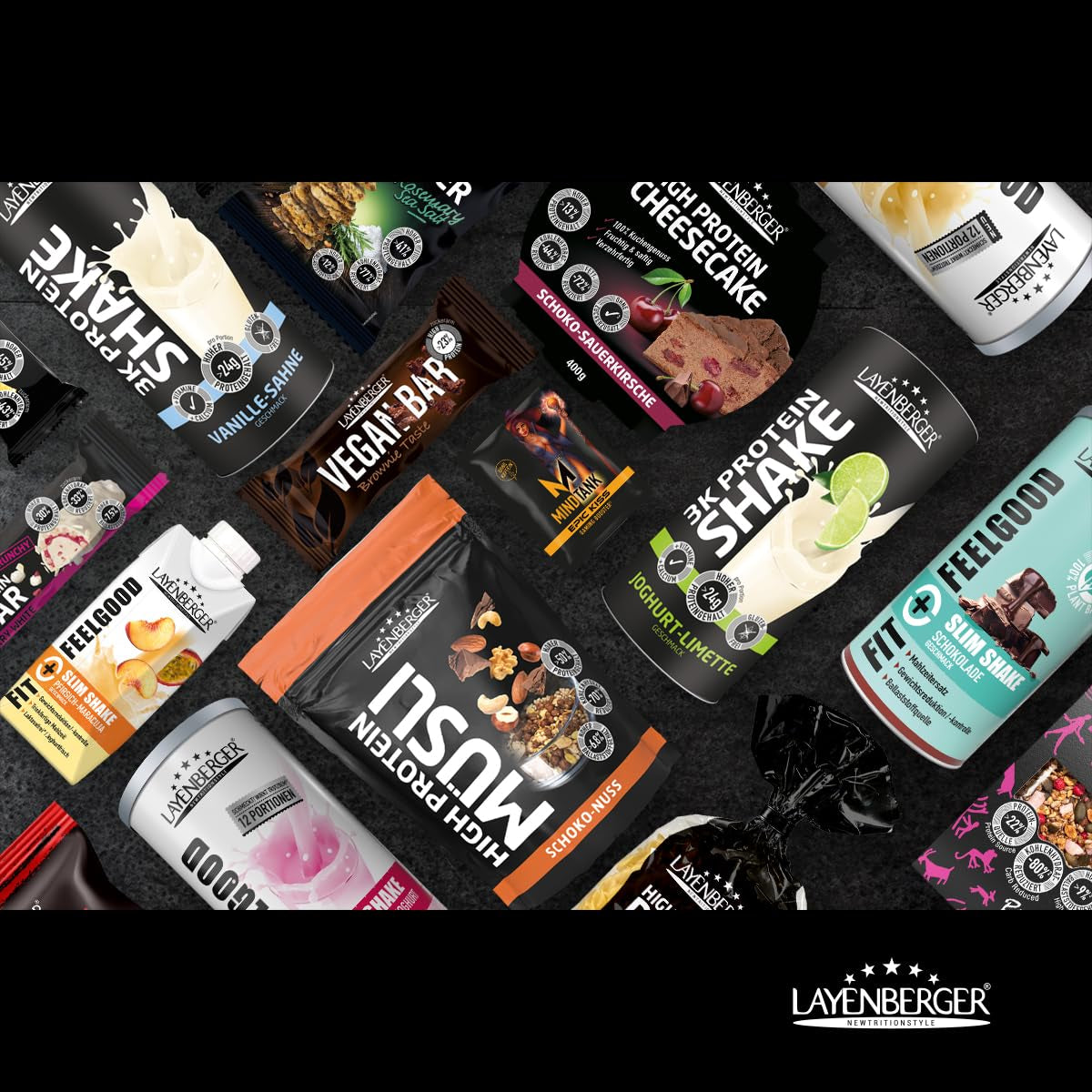 Layenberger Prower Bread Walnut, Eiweiß- Und Ballaststoffquelle, Ohne Konservierungsmittel, Ohne Hefe, Ohne Mehl, Mit 14G Protein Pro 100G, (1 X 500G) Směs na pečení a vaření Naty Shop