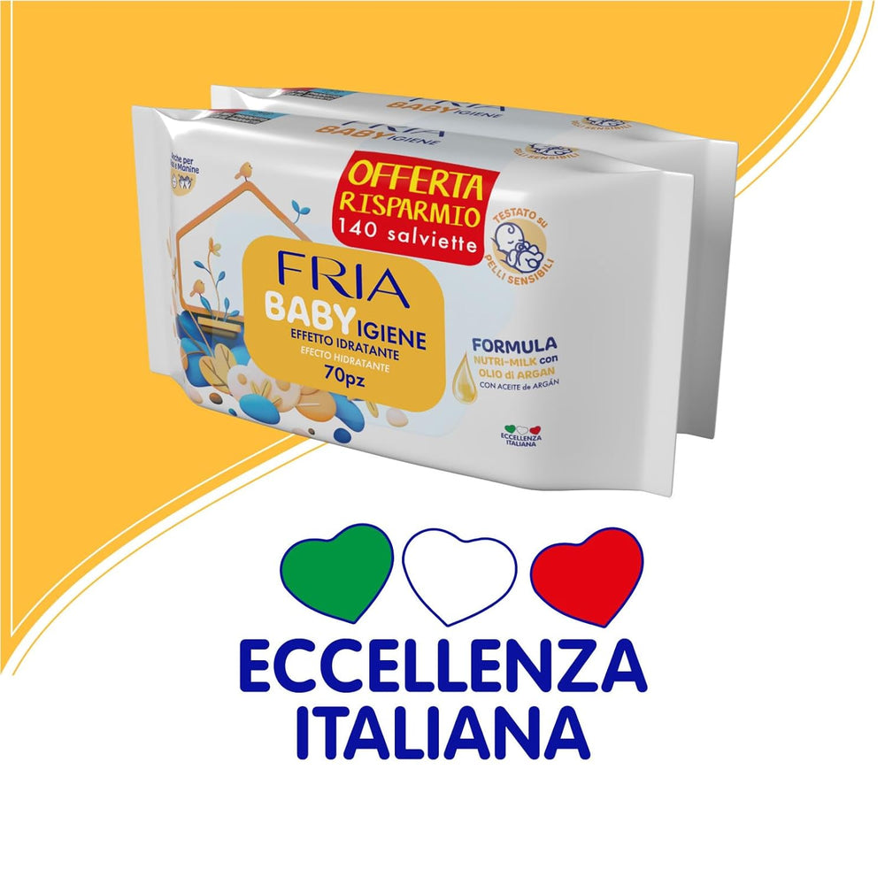 Vlhčené ubrousky, balení 2 ks (144 ubrousků)