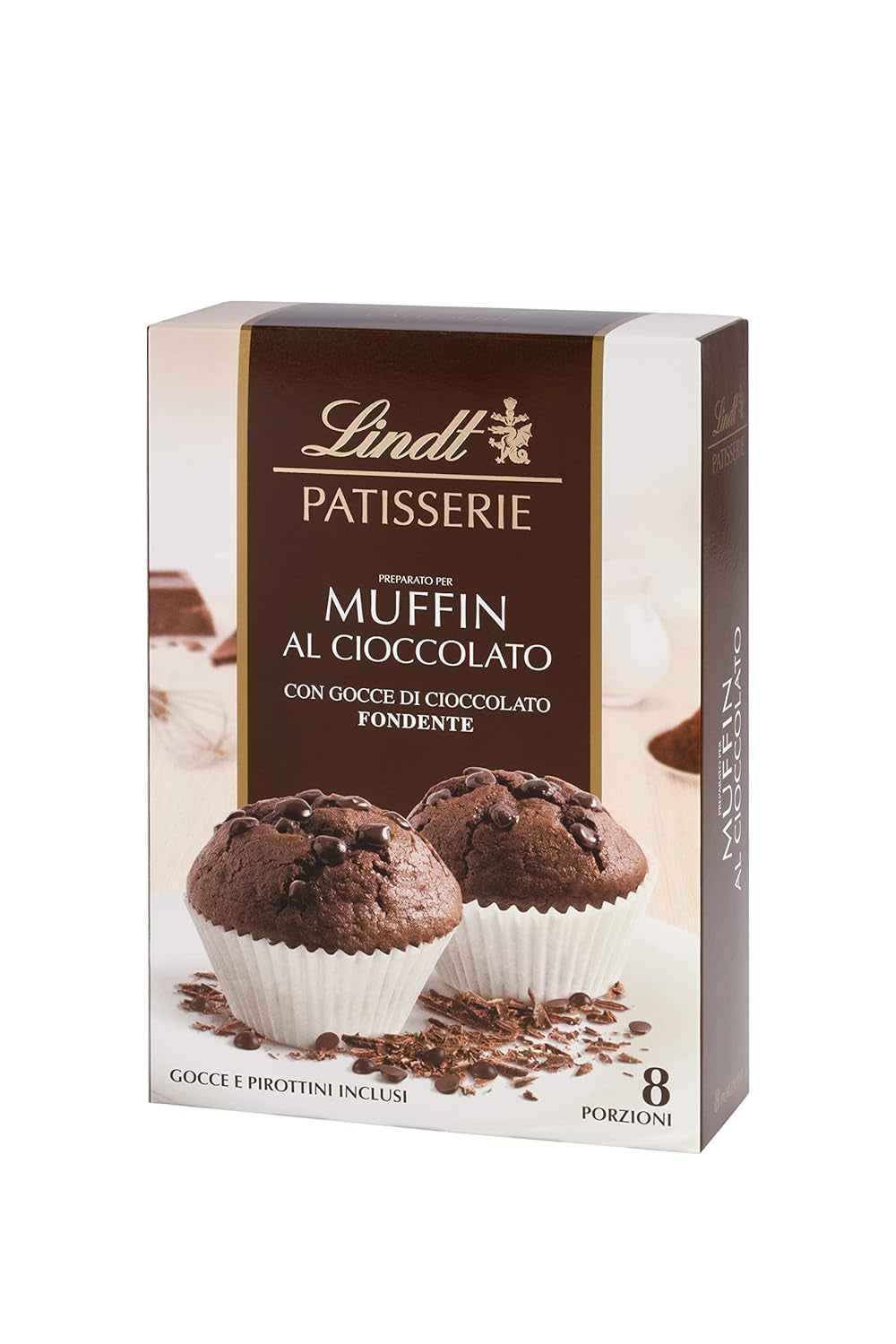 Lindt & Sprüngli Feines Backen Kuchenmischung, Backmischung, 8 porcí, Lactosefrei, 400 G Směs na pečení a vaření Naty Shop Muffins