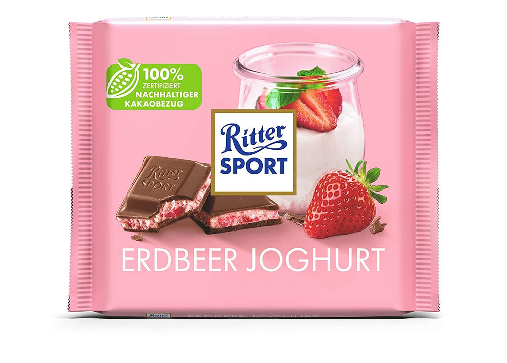 Ritter Sport 250g Alpská mléčná čokoláda, Nejjemnější plnotučná mléčná čokoláda se smetanovou chutí, Klasická čokoláda pro sdílení s přáteli, 11 tyčinek x 250 g