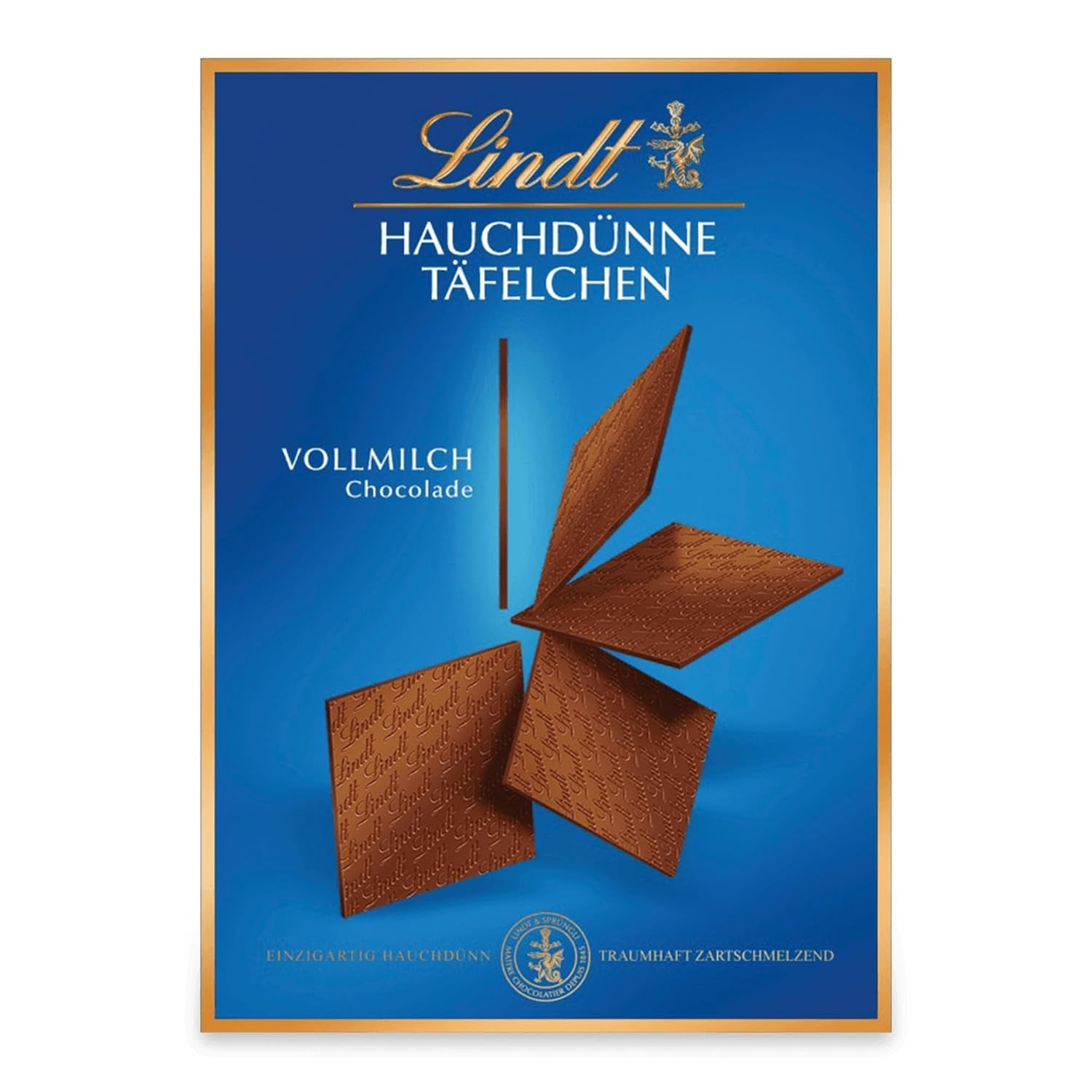 Lindt čokoládové ultratenké tyčinky tmavé čokolády | 125 g | Ultratenké tyčinky z nejjemnější hořké čokolády | Zvláště tenké a jemné | Čokoládový dárek (1 balení)