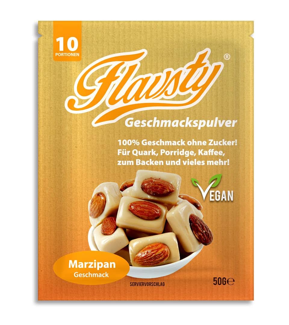 Flavsty® Flavour Powder Marcipán, 50 gramový sáček (10 porcí) Příchutě Naty Shop Marcipán