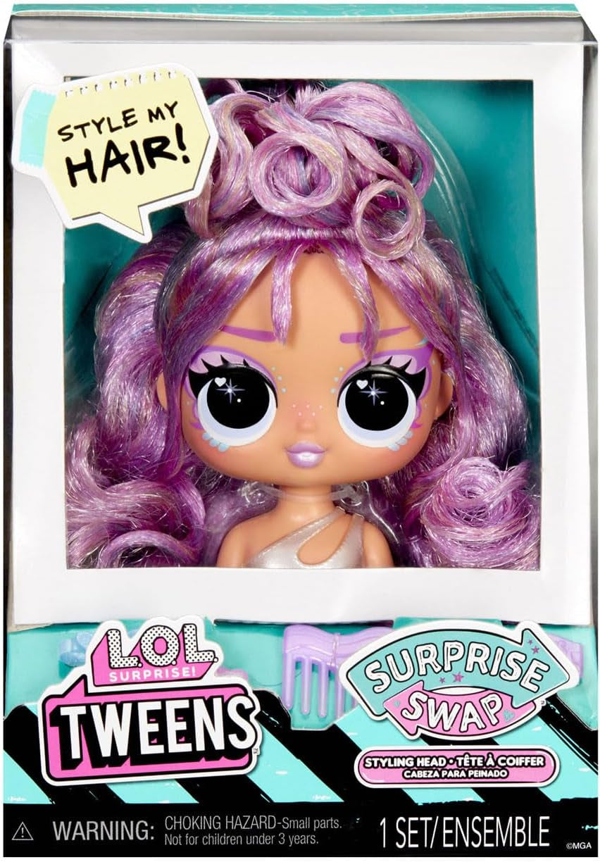 L.O.L. Překvapení! Tweens Surprise Swap Series - Styling-Köpfe mit tollen Haar-Accessoires und wunderschönem Haar - ideální pro Kinder ab 4 Jahren, Mehrfarbig