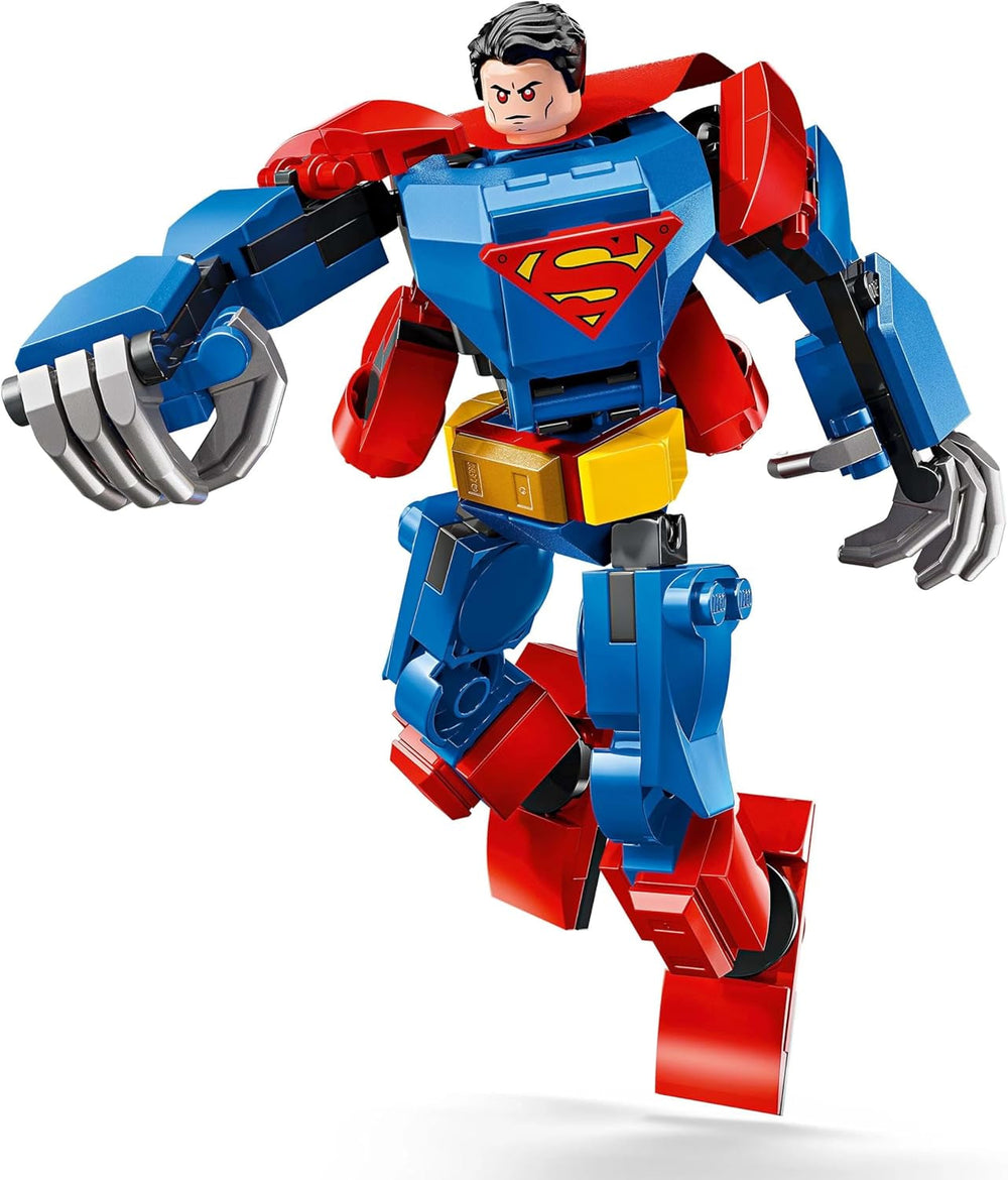 LEGO DC Superman Mech vs. Lex Luthor – Hračka superhrdiny se 2 minifigurkami – Sestavitelná akční figurka s pohyblivými pažemi, nohama a prsty – Dárek pro chlapce a dívky Věk 6+ 76302 Stavebnice Besuche den LEGO-Store