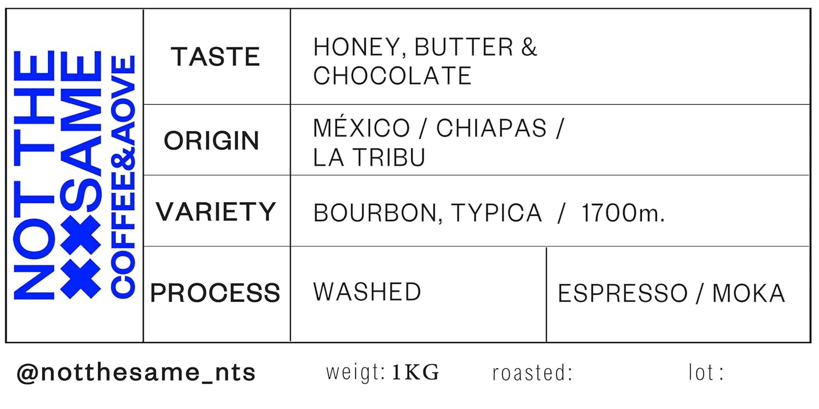 Cafea Specială Mexic, 1 kg, boabe de cafea specială, proaspăt prăjite pentru espresso și italiană - Producător - La Tribu - Chiapas