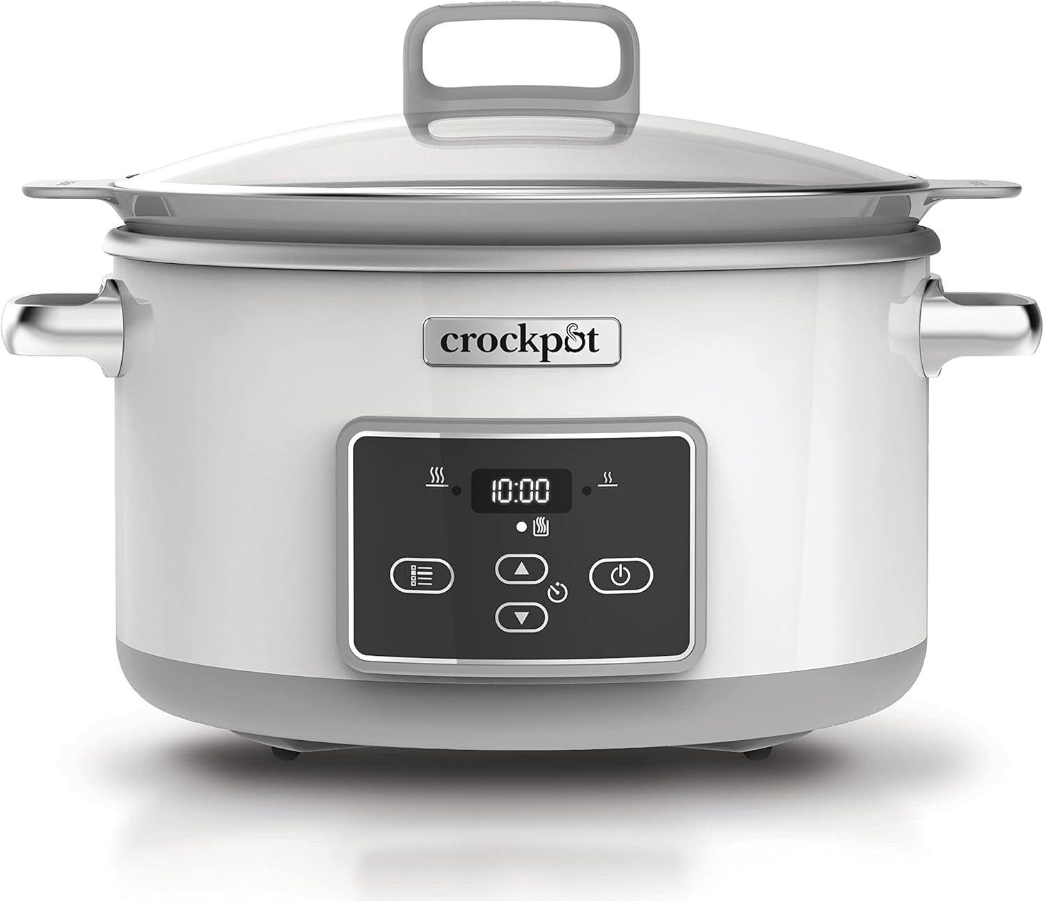 Digitální pomalý hrnec Crock-Pot Pomalý hrnec Duste s Duraceramic 5 litrů, CSC026X Pomalý hrnec Naty Shop White 5 litrů