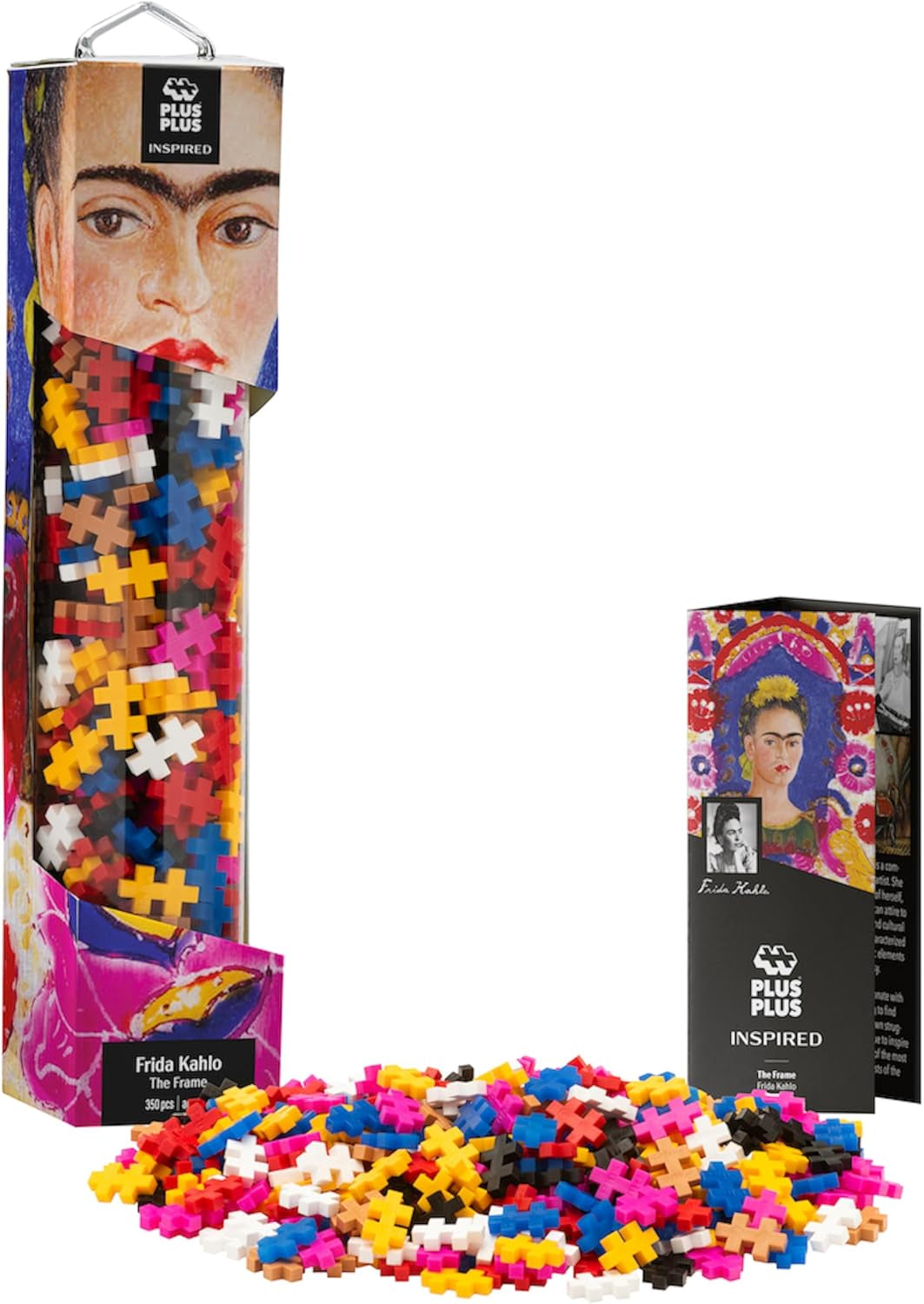 Plus-Plus 5163 Geniales Konstruktionsspielzeug, Sonnenblumen von Vincent Van Gogh, Inspired-Edition, Kreativ-Bausteine ​​Tube, 350 Teile, Slunečnice