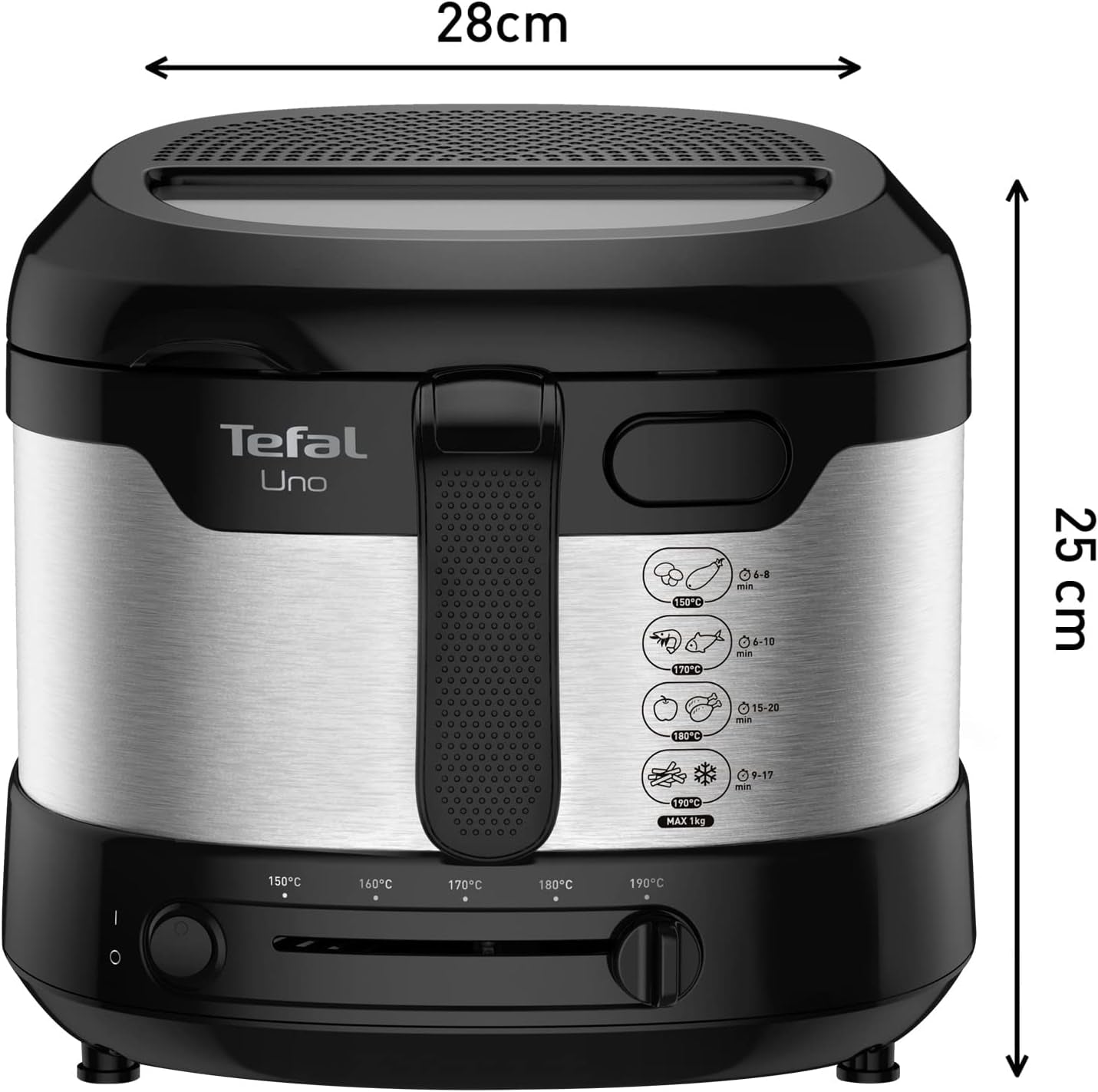 Fritéza Tefal Uno M FF215D, 1470 Wattů, kapacita: 1 kg Naty Shop Appliances