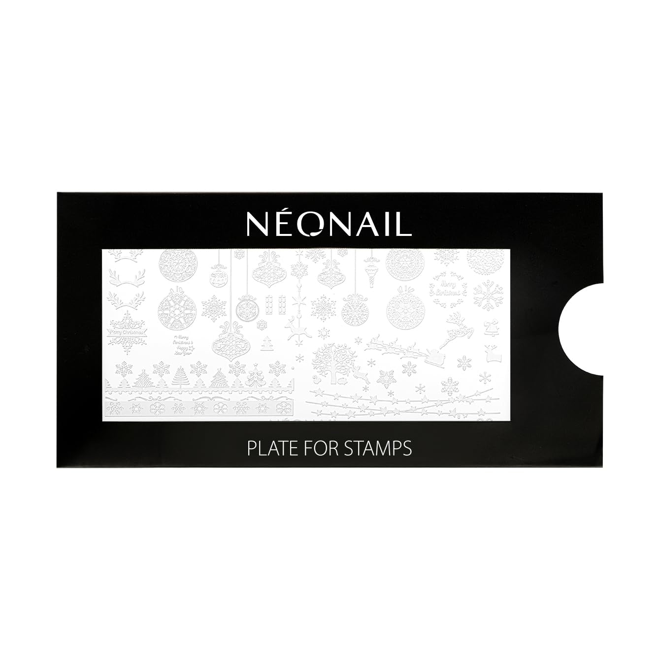 NÉONAIL Nagel Stempel Mit Schaber - Nägel Selber Machen - Nail Art Stamper - Nageldesign Für Nagel Schablone - French Nails Stempel - Silikon Nagelstempel