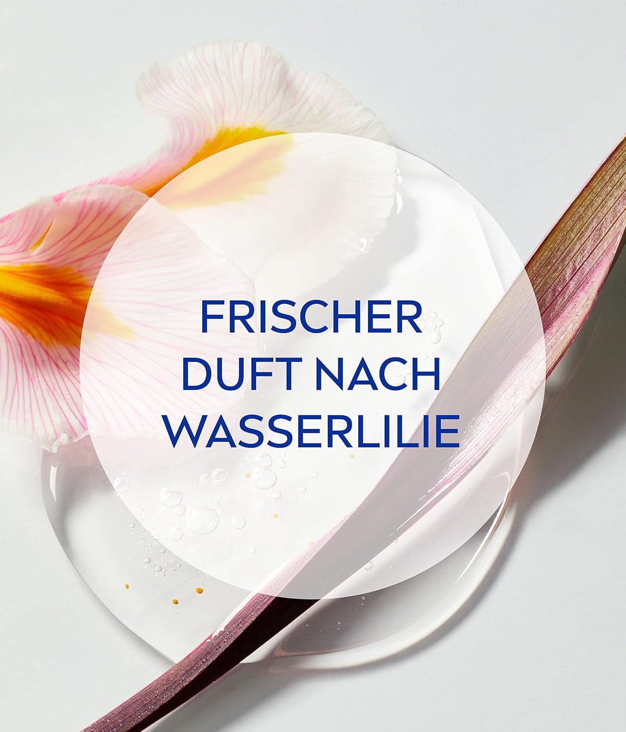 NIVEA Waterlily & Oil, Gel de duș cu parfum proaspăt de nufăr, pH neutru, 250 ml Duș și baie Naty Shop