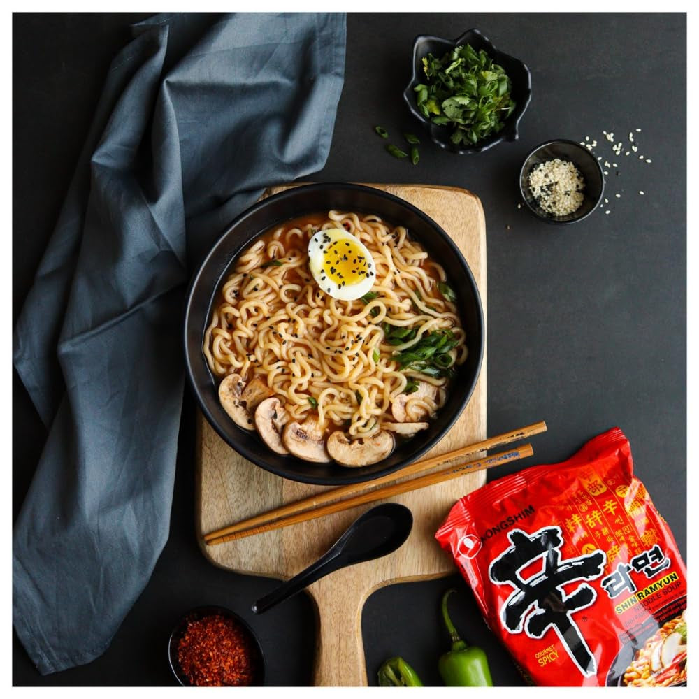Nongshim - Instantní nudle Shin Ramyun - Multi Pack (20 x 120 g) - Design produktu se může lišit