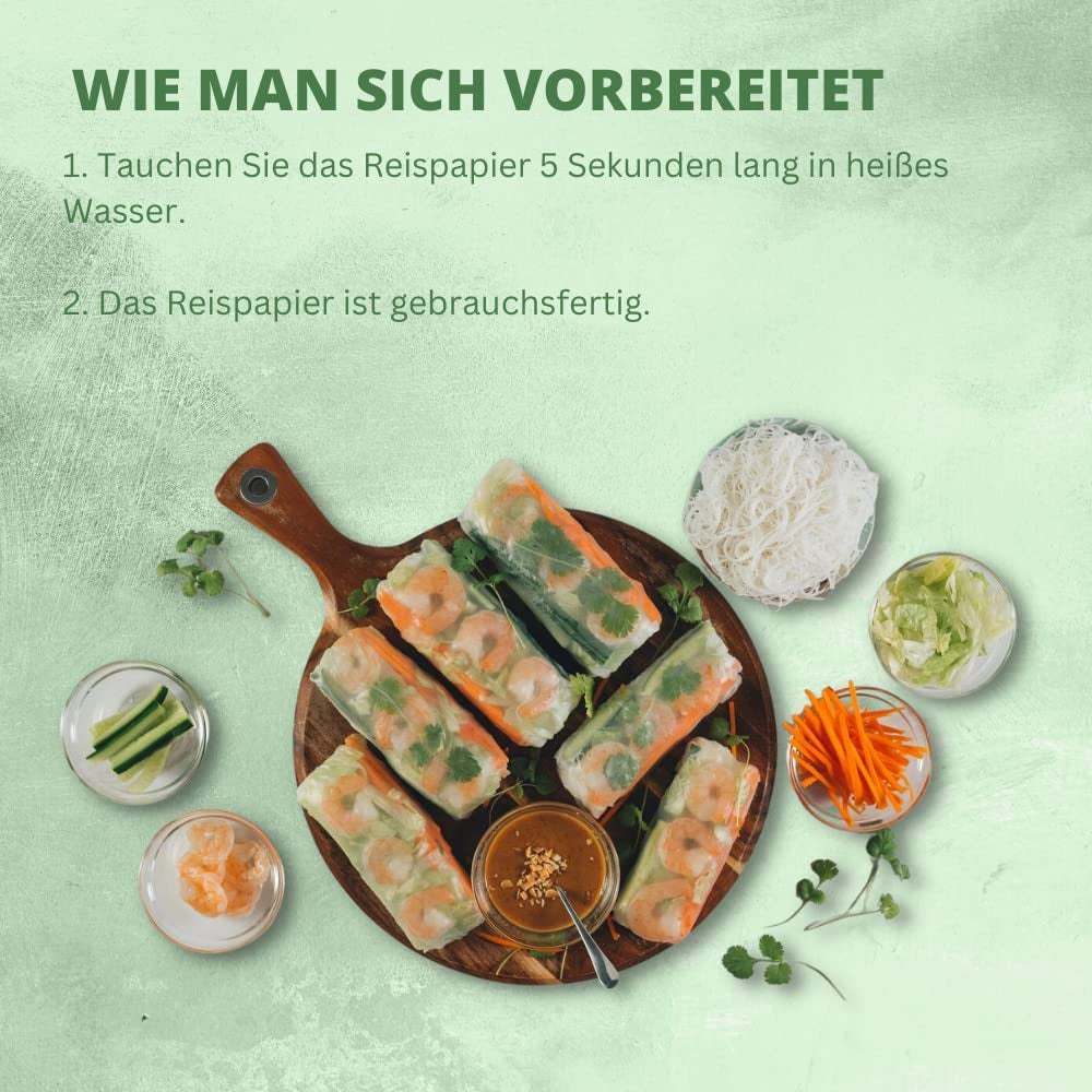 BAMBUSOVÝ STROM - Rýžový papír 22 cm. (Letní závitky) - 1 x 400 g