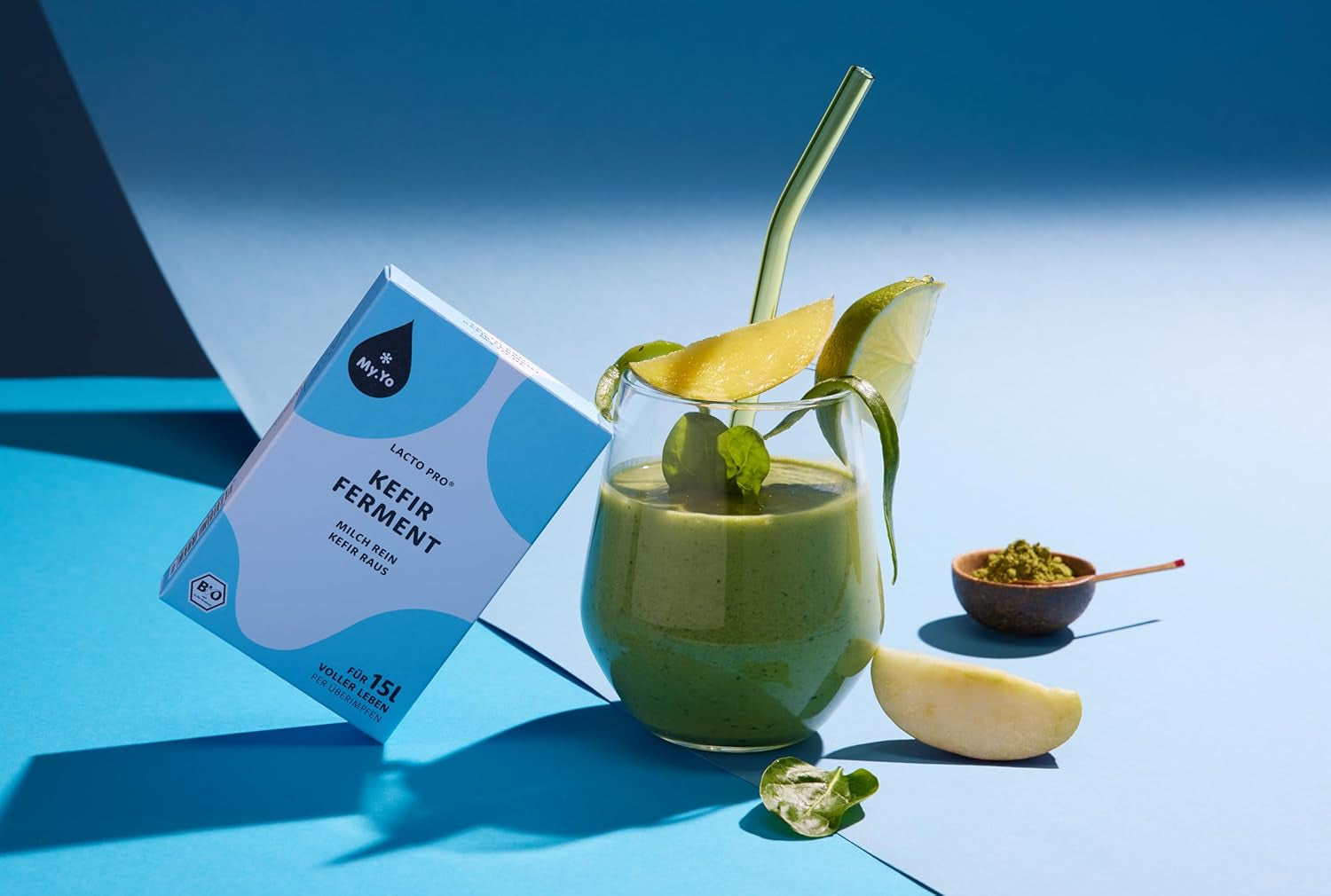 Bio Kefirferment Lacto Pro – 6x5 g – Starterkulturen für 30 L selbstgemachen Kefír – ohne Pilz – DE-ÖKO-013 certifiziert