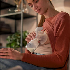 Philips Avent Handmilchpumpe - Einfaches Abpumpen, Mit Natural-Motion Technologie, Bpa-Frei (Modell SCF430/01) Transparentní doplňky Jídlo a kojení Bebe Naty Shop