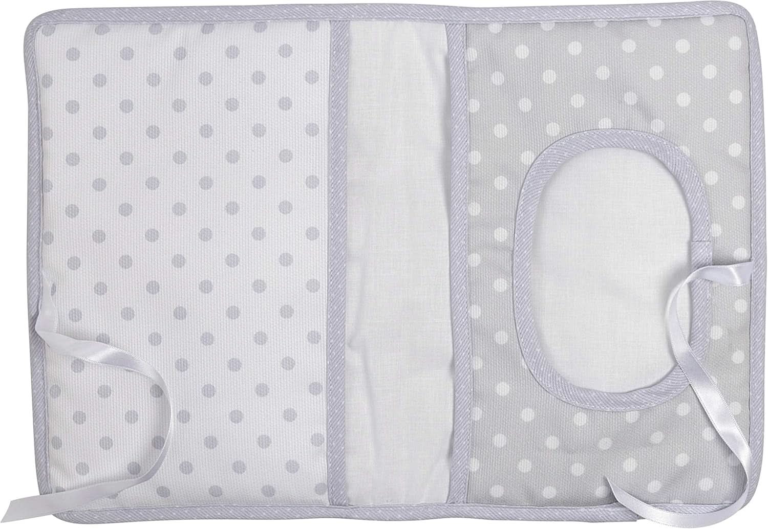 Sáček na plenky a ubrousky, organizér na plenky a ubrousky, 100% Made in Italy, šedá barva Baby Wet Wipes Naty Shop