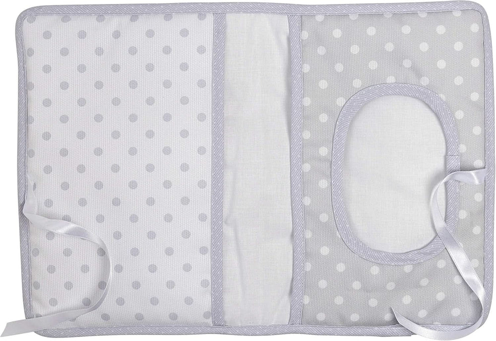 Sáček na plenky a ubrousky, organizér na plenky a ubrousky, 100% Made in Italy, šedá barva Baby Wet Wipes Naty Shop