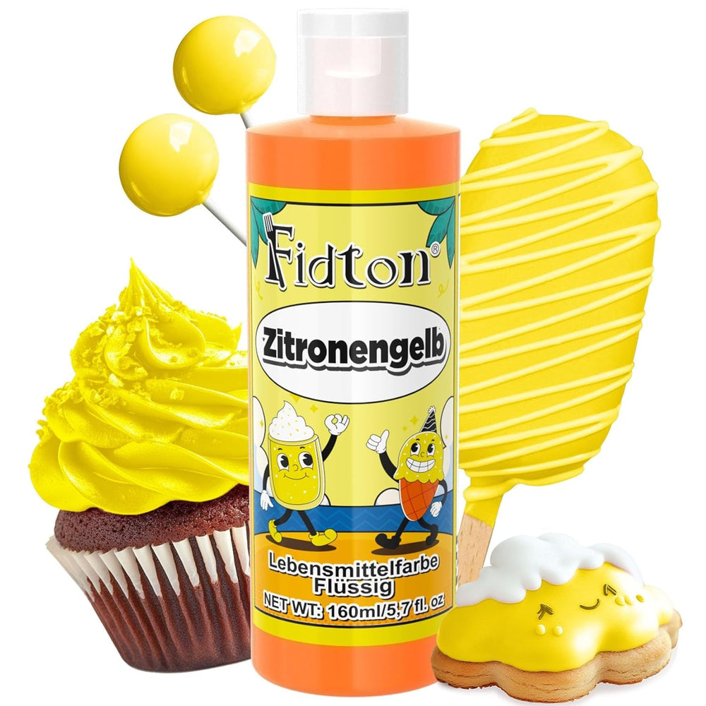 Colorant alimentar gel - Fidton 7 culori colorant alimentar foarte concentrat, decorațiuni comestibile pentru tort pentru fondant, colorant alimentar pentru colorarea ouălor, gogoșilor, macaroanelor - 10 ml