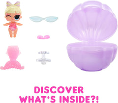 L.O.L. Surpriză! Mermaids Baby Sisters - Cu cozi care își schimbă culoarea, Selecție surpriză, Conține 1 păpușă cu accesorii drăguțe, Colecționează toate cele 8 păpuși, Pentru copii cu vârsta peste 4 ani (pachet de 2) Papusi Naty Shop