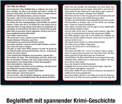 The Three ??? - Crime Puzzle - The Villa of the Puzzles By KOSMOS 697976, 300 piese, Strălucește în întuneric, Cu lampă UV, Citire, Puzzle, Rezolvarea puzzle-urilor, Puzzle detectiv De la 10 ani Puzzle Naty Shop