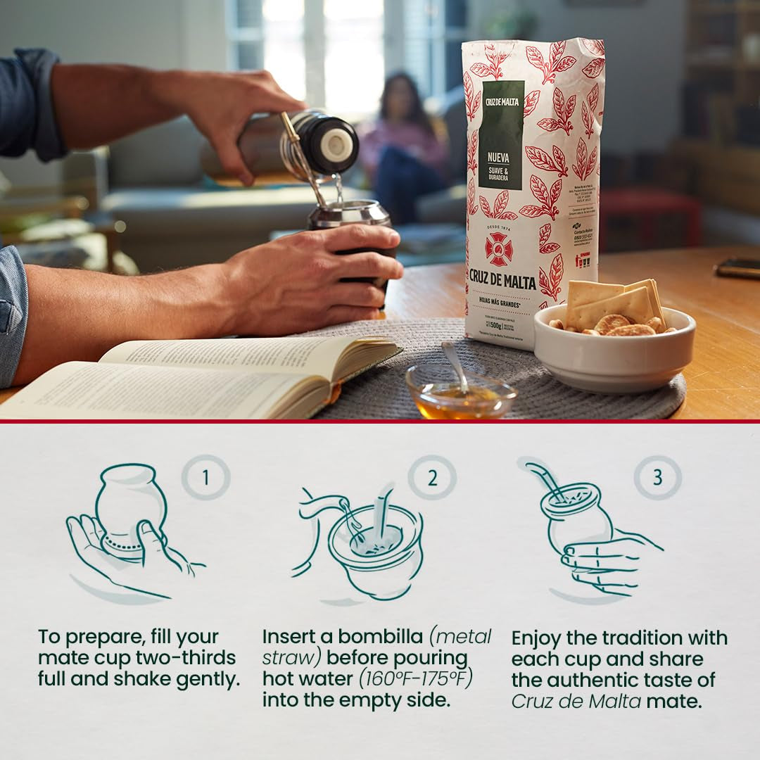 Ceai argentinian de mate cu bucăți de tulpini, 1 kg.