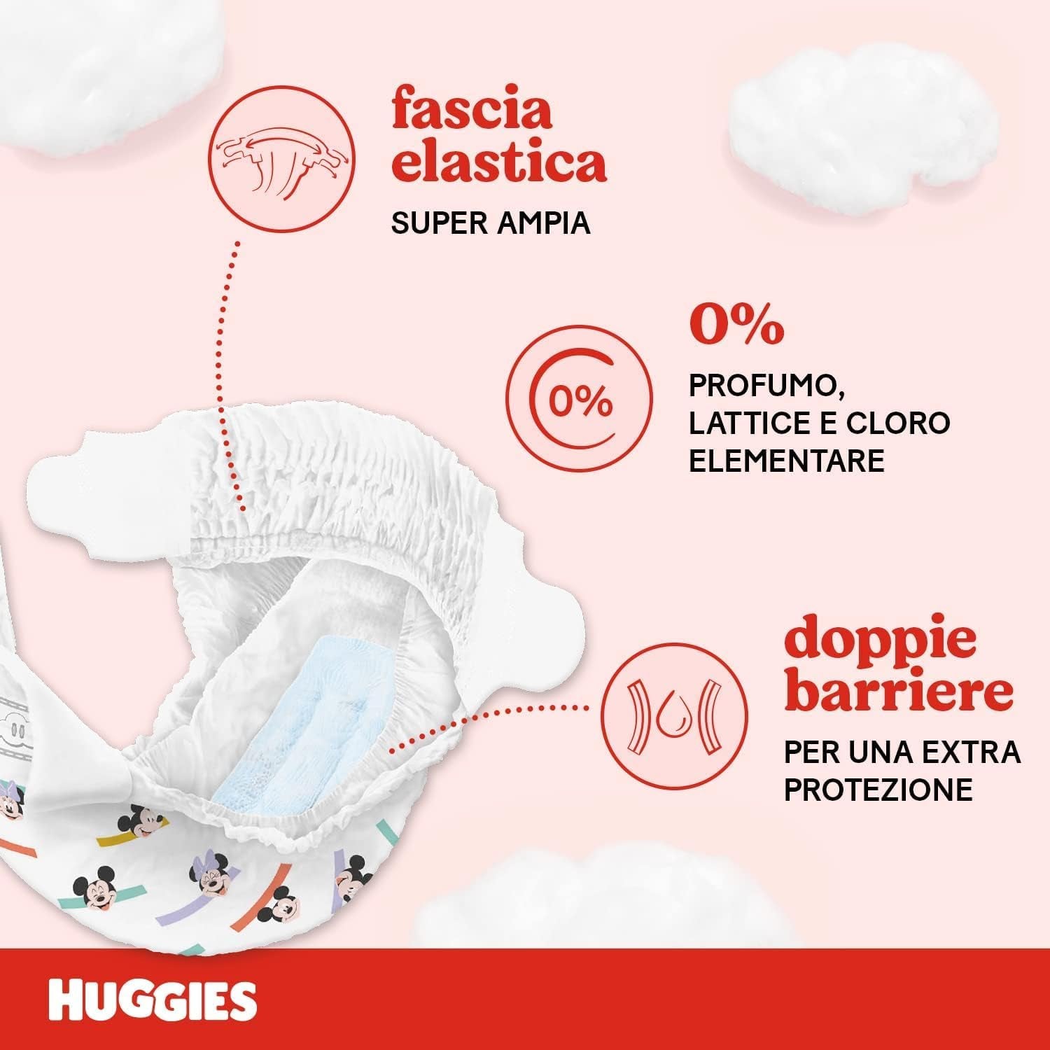 Pleny Huggies Ultra Comfort, velikost 3 (4-9 kg), design Disney, 168 kusů