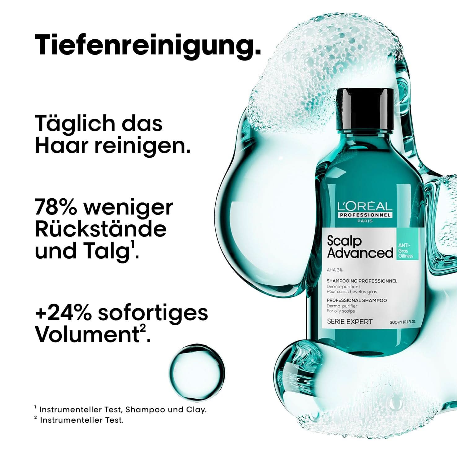 L'Oréal Professionnel čisticí šampon na mastnou pokožku hlavy, 300 ml Naty Shop sprcha a koupel