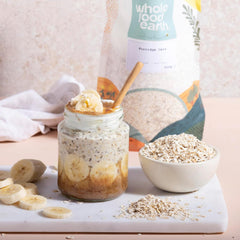 Wholefood Earth - BIO ovesná kaše 3 kg | Bez GMO | Vegan | Bohaté na vlákninu
