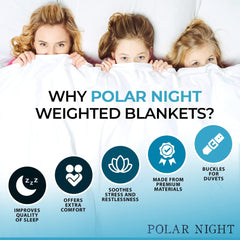 Zátěžová přikrývka pro dospělé 150 X 200 Cm, 7Kg - Zátěžová přikrývka pro hluboký spánek, těžká přikrývka, terapeutická přikrývka ze 100% bavlny, relaxační přikrývka Oeko-Tex® 100 Comforter Standardní postele a přikrývky Polar Night