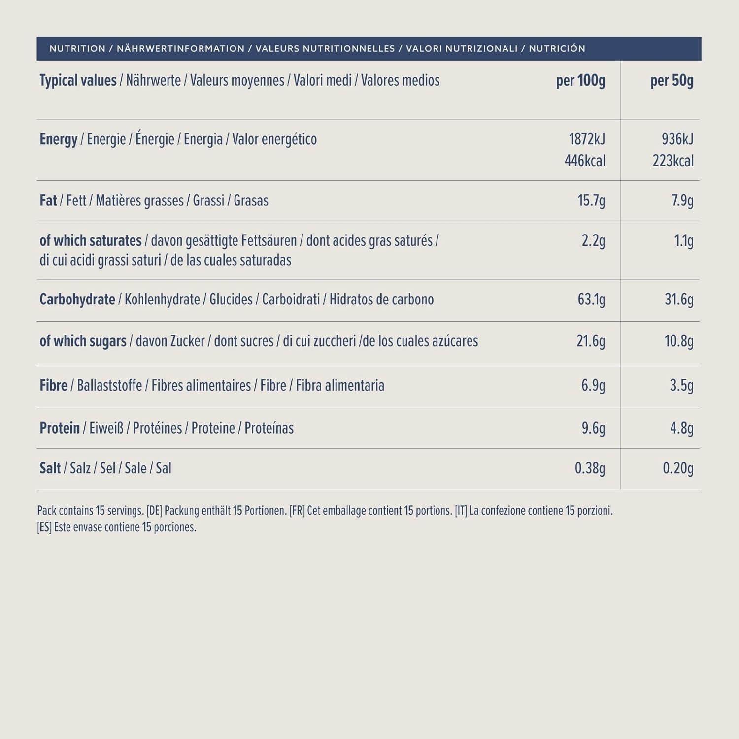 Křupavé müsli s ovocem a ořechy z Amazonu, 750 g