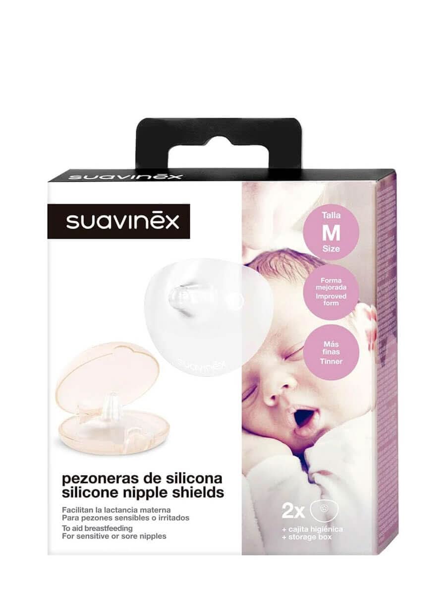 Suavinex 3304105 - Brustwarzenschutz 2Er Pack/Transparent Accesorii Hrana si Alaptare Bebe Naty Shop