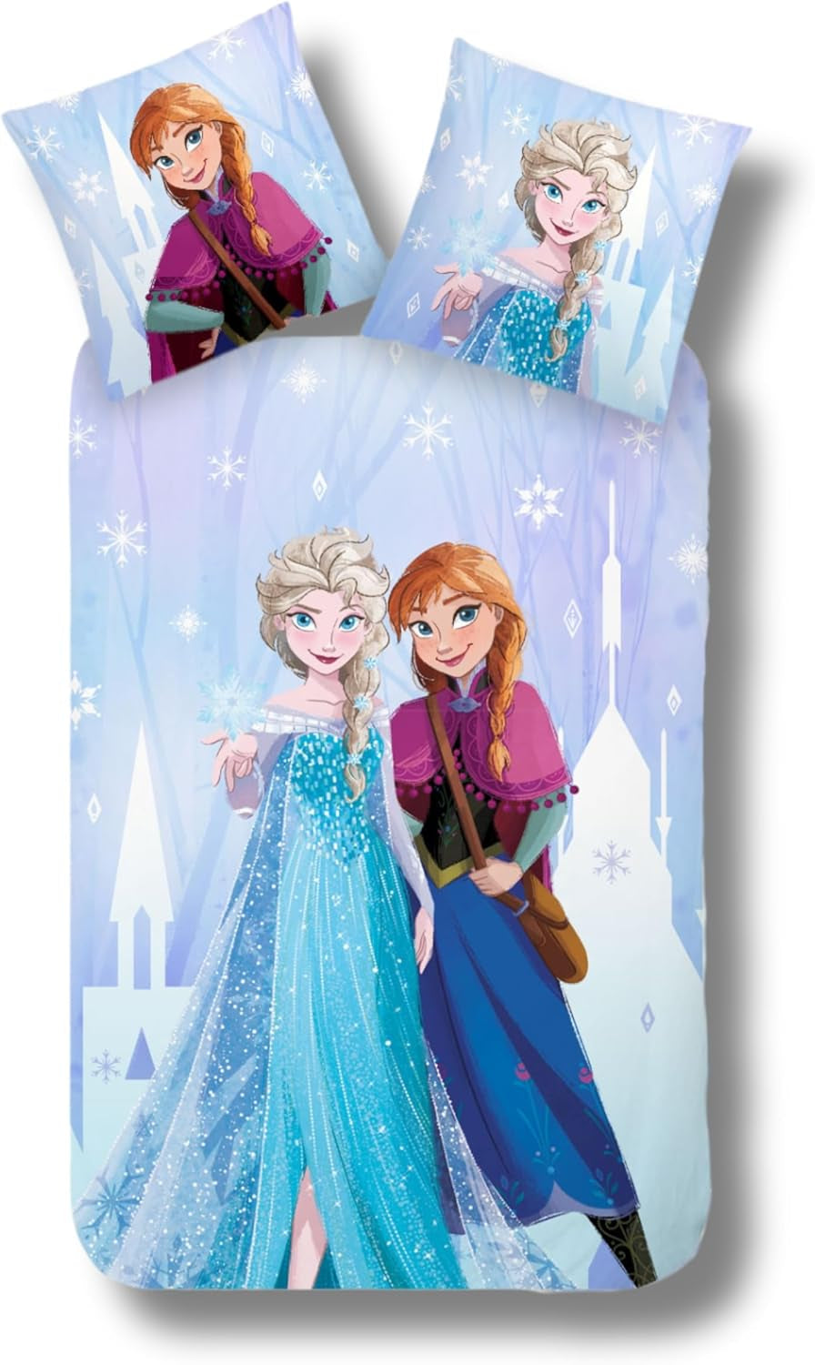 Dětské povlečení pro dívky a chlapce kreslené 100% bavlna Povlečení - dětské Naty Shop Anna Elsa