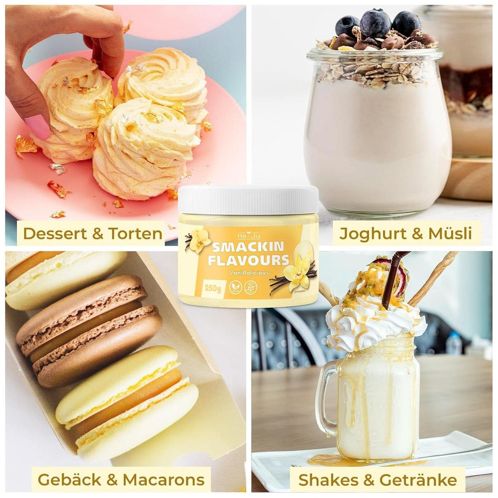 He-Ju, Prášek s vanilkovou příchutí, 250 gramů Aromas Naty Shop