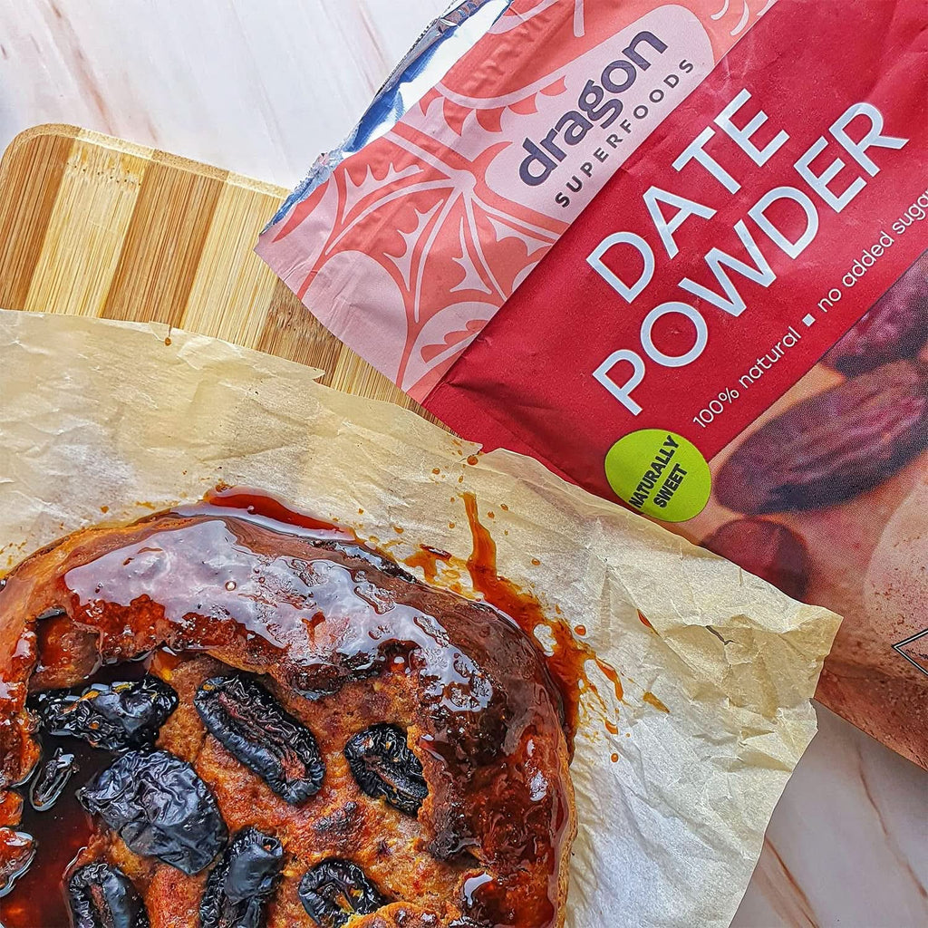 Pudră de curmale 100% organică, vegană și fără gluten, natural dulce, 6 x 250 grame Produse deshidratate Naty Shop