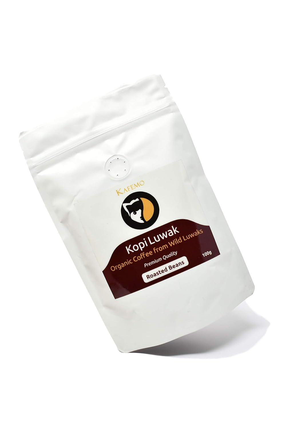 Kopi Luwak Premium (Cafea de la animale în libertate) - Boabe de cafea prăjite - Cea mai rară cafea din lume -