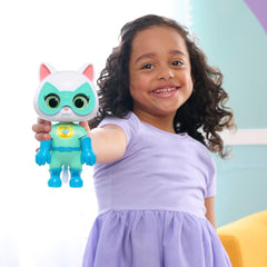 Just Play Disney Junior Superkitties, 20 Cm Big Cat Strong Transformable Bitsy, 9 piese, jucărie pentru copii de la 3 ani Action figures Naty Shop