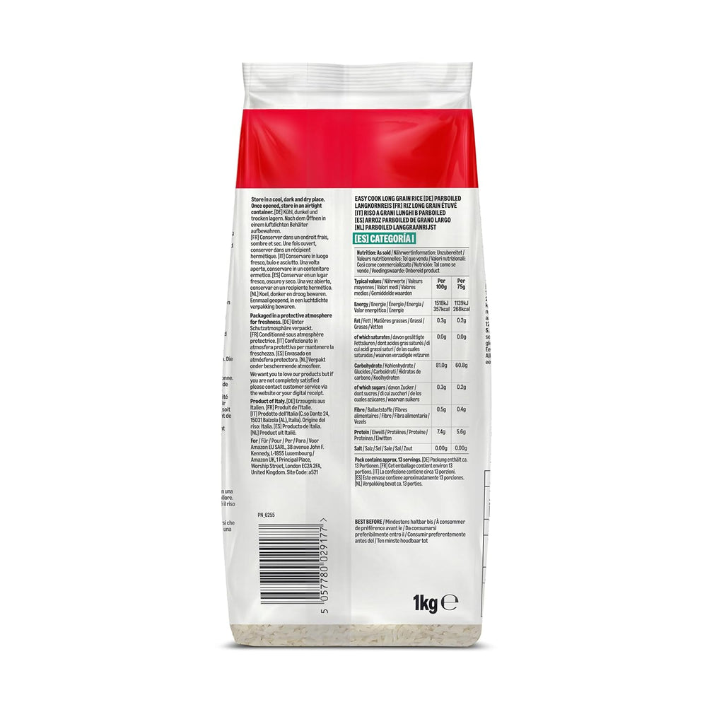 Předvařená dlouhozrnná rýže z Amazonie, 1 kg