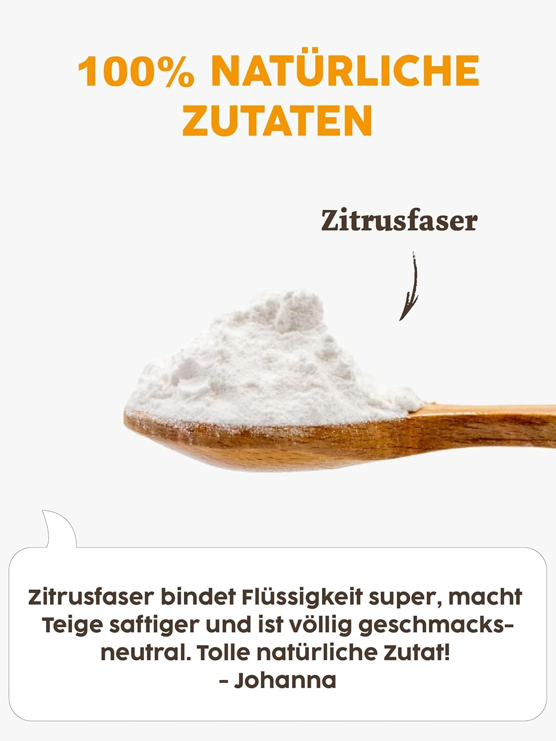 Kotanyi Gourmet Zitrusfaser | pflanzlicher Texturgeber, Alternative zu Mehl und Stärke, ca. 120 g, 400 ml